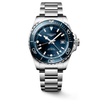 HYDROCONQUEST GMT- L3.790.4.96.6 Automatic watch, Ø 41.00 mm, stainless steel and ceramic bezel