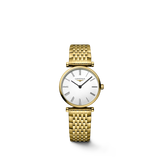 LA GRANDE CLASSIQUE DE LONGINES, quartz watch, Ø 24.00 mm, yellow pvd coating.