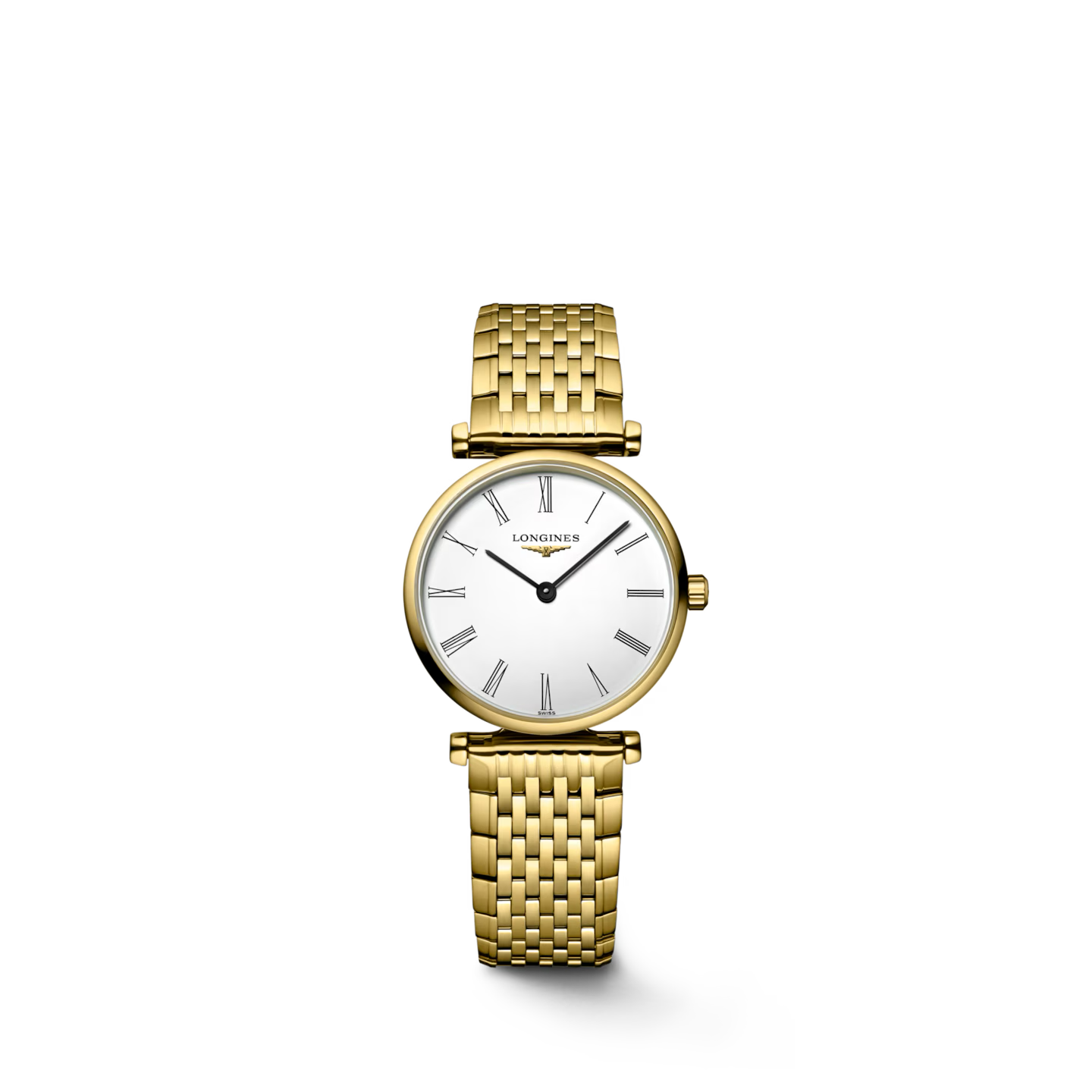 LA GRANDE CLASSIQUE DE LONGINES- L4.209.2.11.E Quartz watch, Ø 24.00 mm, yellow pvd coating