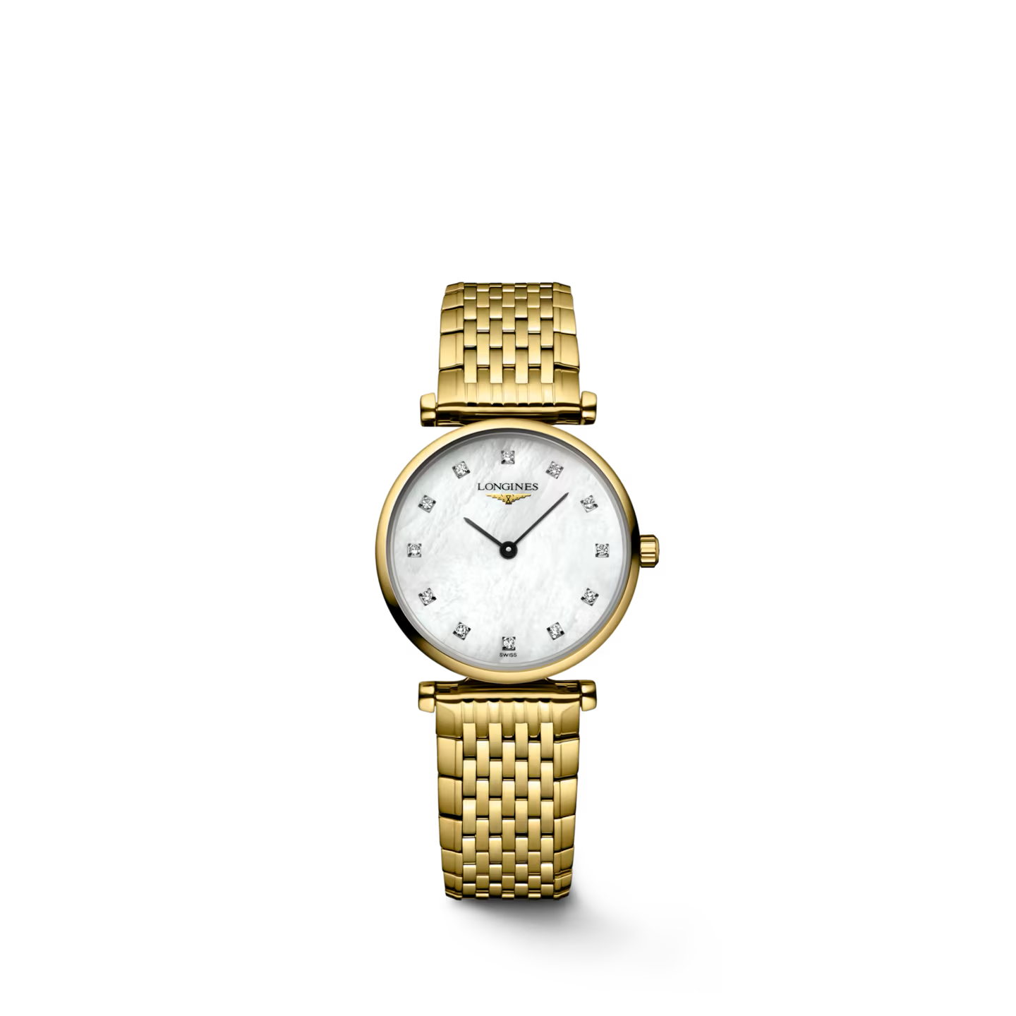 LA GRANDE CLASSIQUE DE LONGINES- L4.209.2.87.E Quartz watch, Ø 24.00 mm, yellow pvd coating