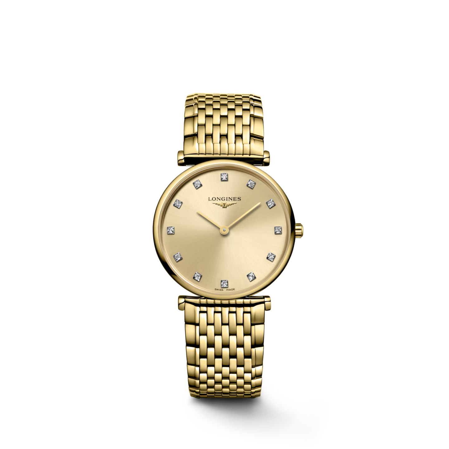 LA GRANDE CLASSIQUE DE LONGINES- L4.512.2.37.E Quartz watch, Ø 29.00 mm, yellow pvd coating