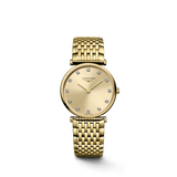 LA GRANDE CLASSIQUE DE LONGINES- L4.512.2.37.E Quartz watch, Ø 29.00 mm, yellow pvd coating