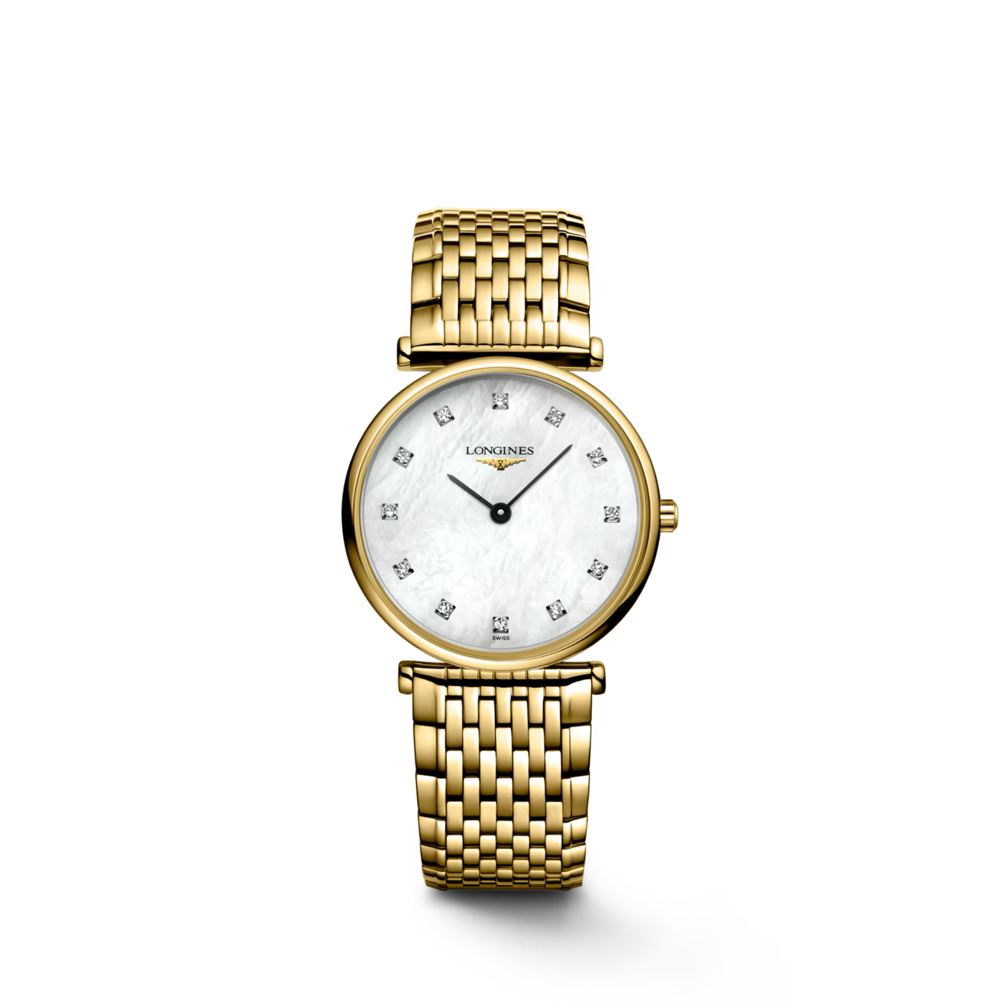 LA GRANDE CLASSIQUE DE LONGINES- L4.512.2.87.E Quartz watch, Ø 29.00 mm, yellow pvd coating