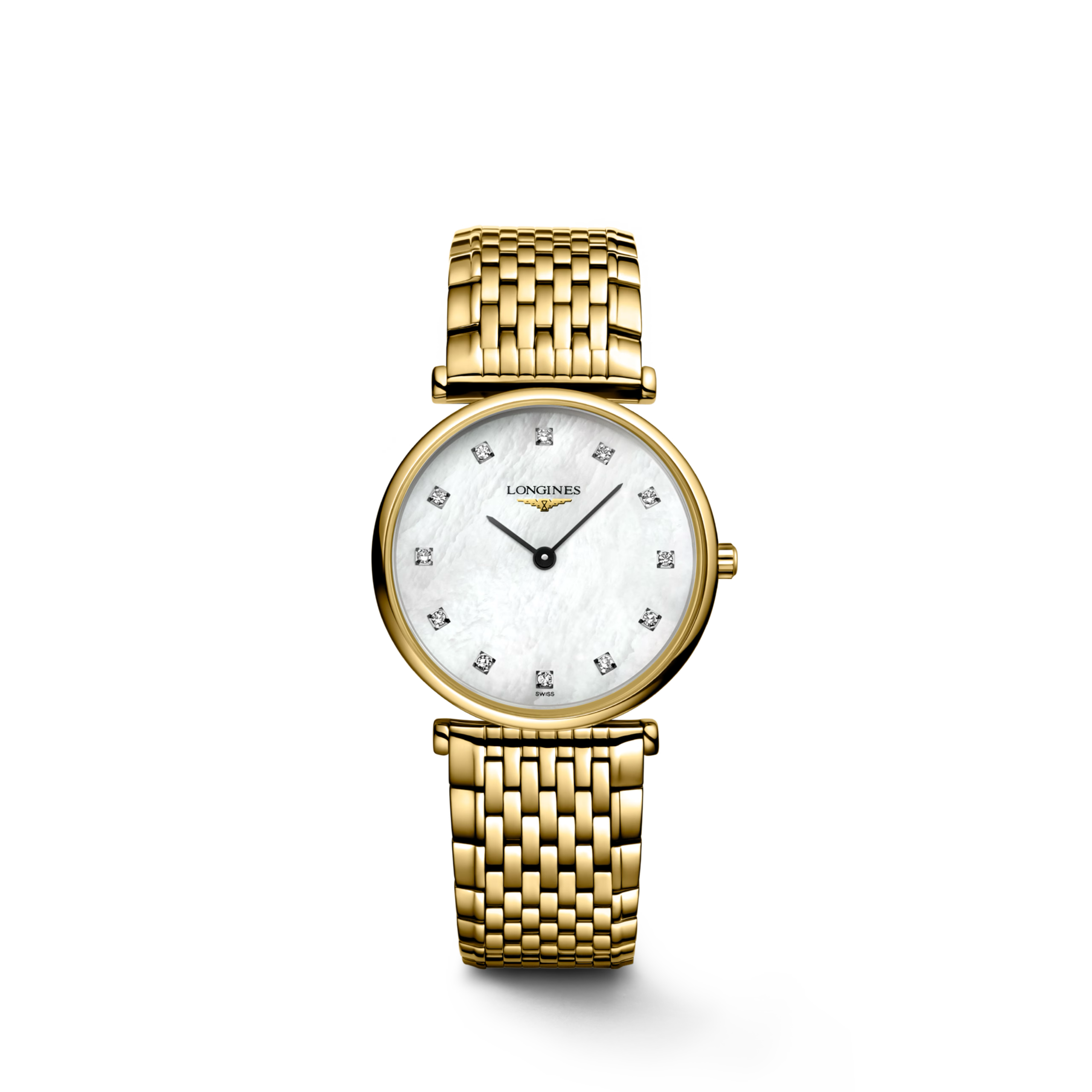 LA GRANDE CLASSIQUE DE LONGINES- L4.512.2.87.E Quartz watch, Ø 29.00 mm, Yellow PVD coating