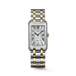 LONGINES DOLCEVITA- L5.512.5.70.7 Quartz watch, 23.30 x 37.00 mm, stainless steel with 18 karat yellow gold crown