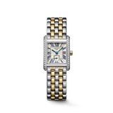 LONGINES MINI DOLCEVITA- L5.200.5.78.7 Quartz watch, 21.50 x 29.00 mm, stainless steel with 18 karat yellow gold crown