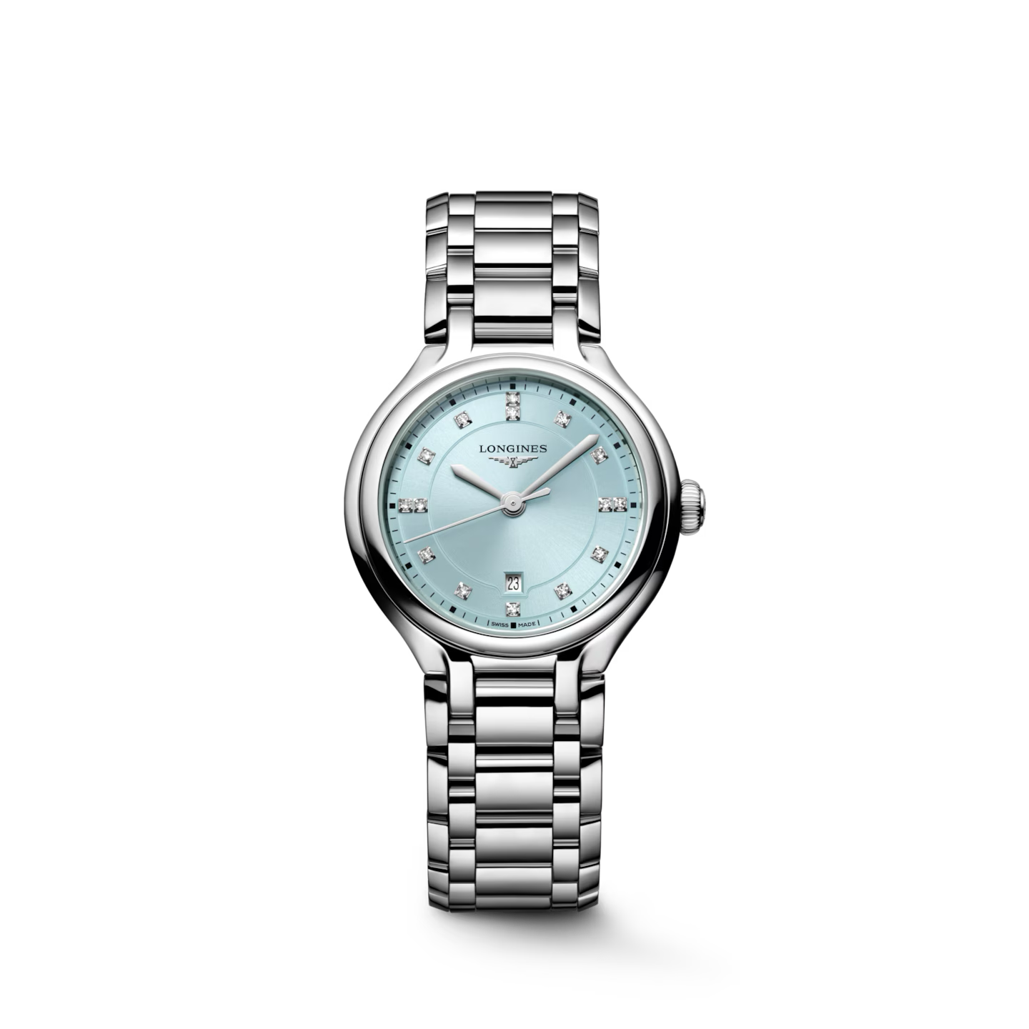 LONGINES PRIMALUNA- L8.142.4.97.6 Quartz watch, Ø 30.00 mm, stainless steel