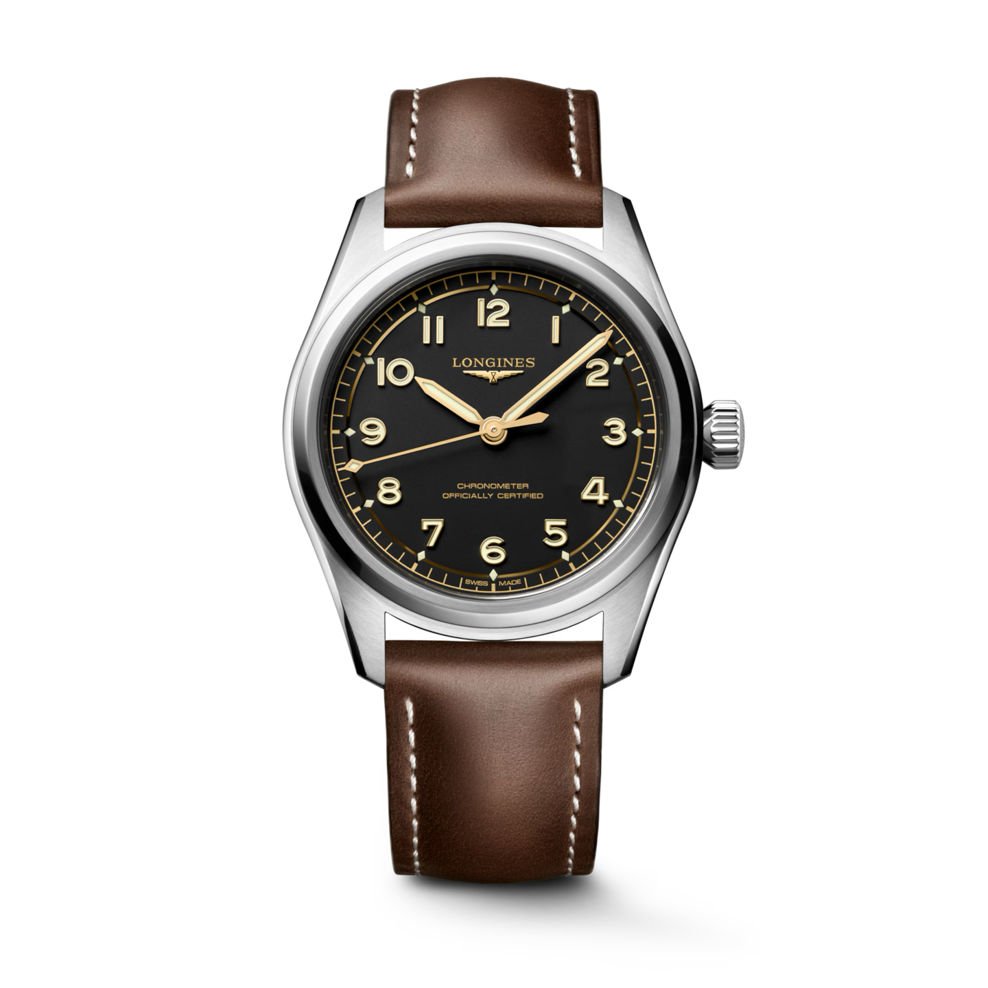 LONGINES SPIRIT PILOT- L3.809.4.53.2 Automatic watch, Ø 39.00 mm, stainless steel