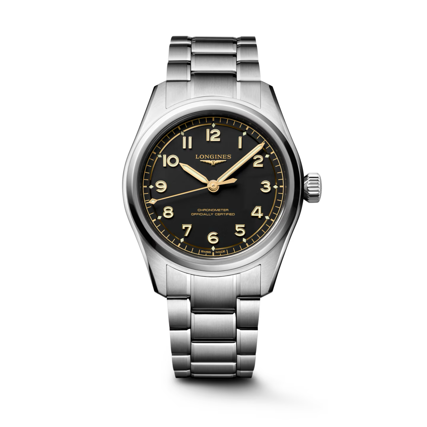 LONGINES SPIRIT PILOT- L3.809.4.53.6 Automatic watch, Ø 39.00 mm, stainless steel