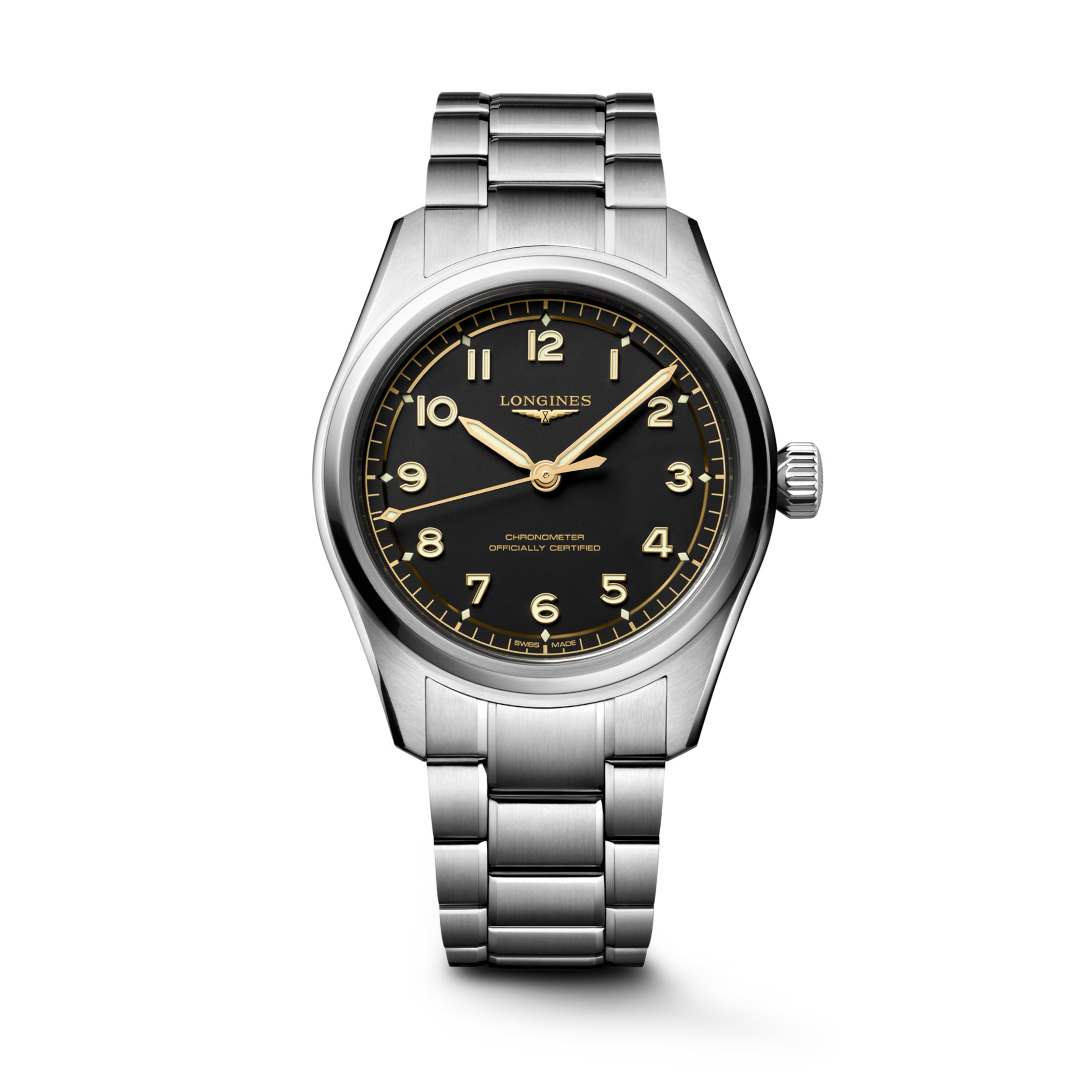 SPIRIT PILOT- L3.809.4.53.6 Automatic watch, Ø 39.00 mm, Stainless steel,