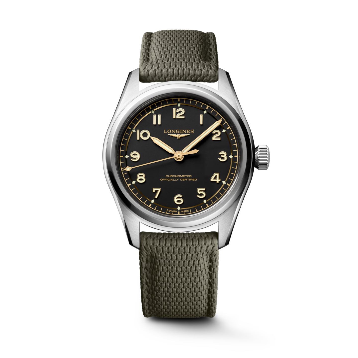 LONGINES SPIRIT PILOT- L3.809.4.53.9 Automatic watch, Ø 39.00 mm, stainless steel