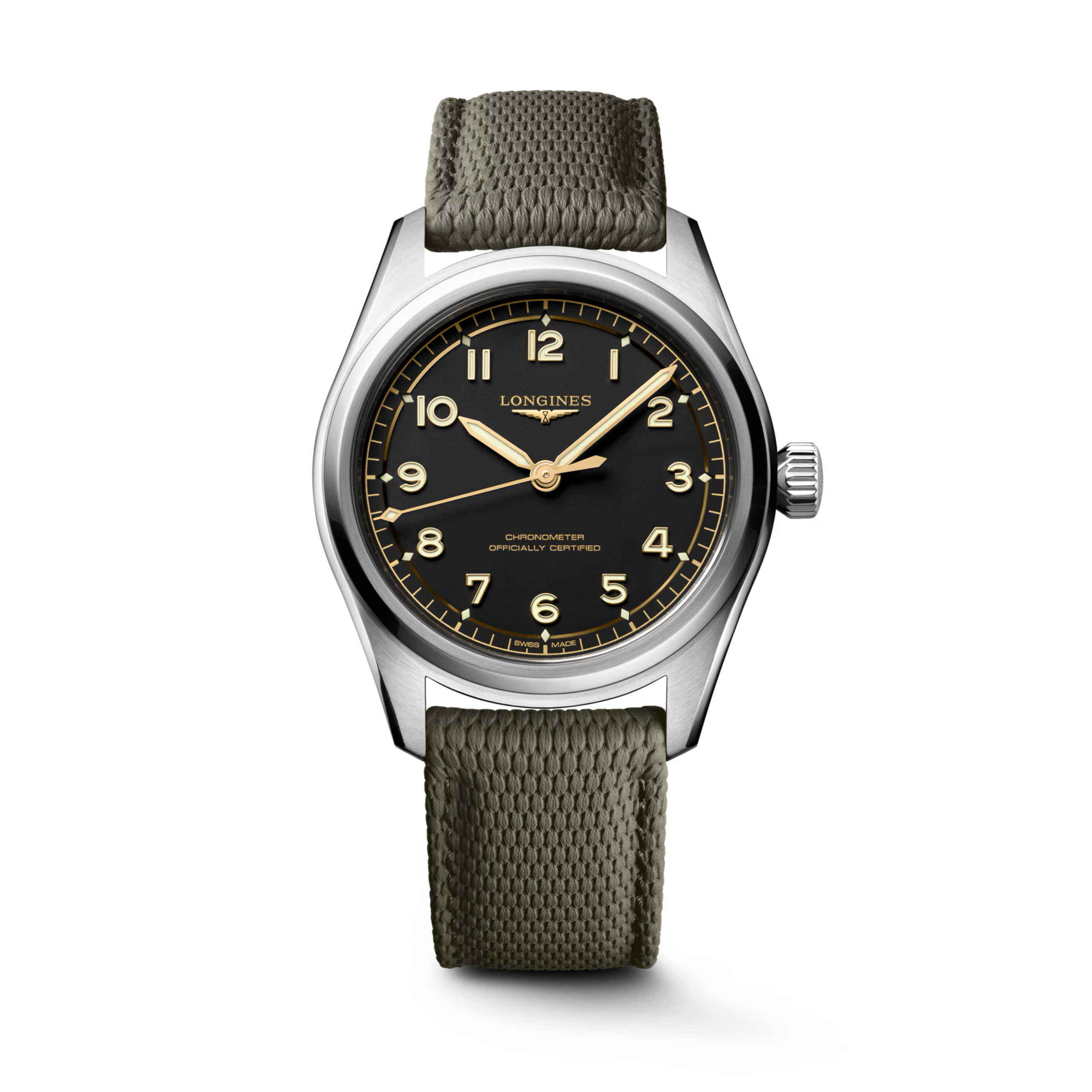SPIRIT PILOT- L3.809.4.53.9 Automatic watch, Ø 39.00 mm, Stainless steel