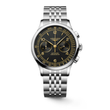 Record Chronograph, automatic watch, Ø 40.00 mm, stainless steel.