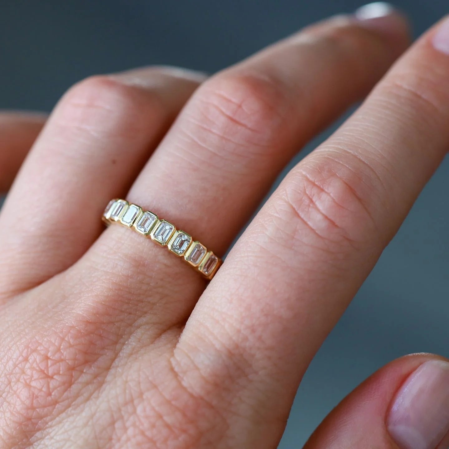 Myra White Diamond Band