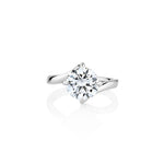 Twisted Solitaire Engagement Ring